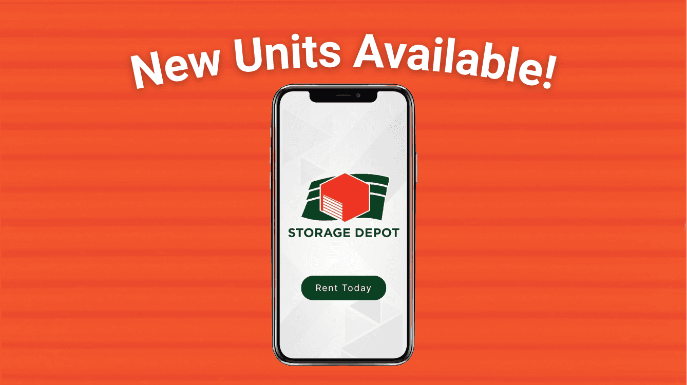new units available storage depot