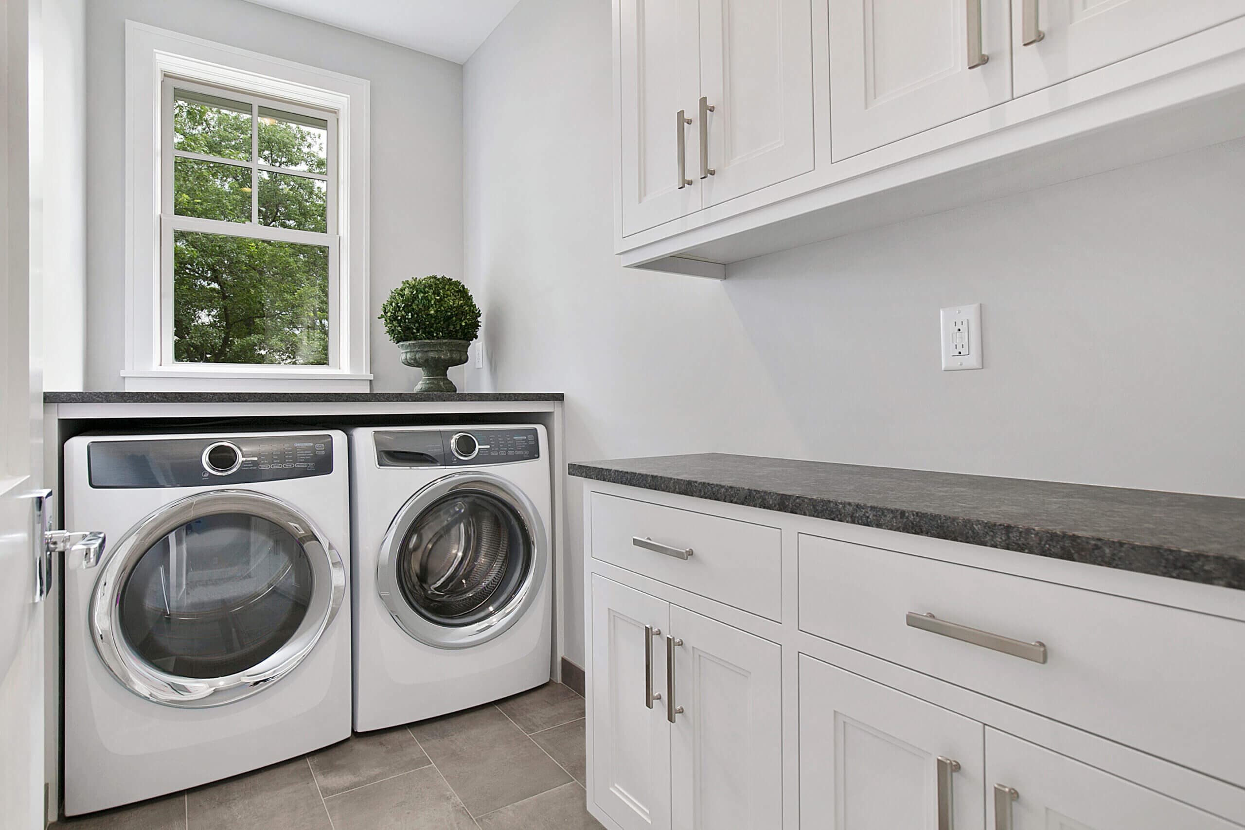remodeled laundry room