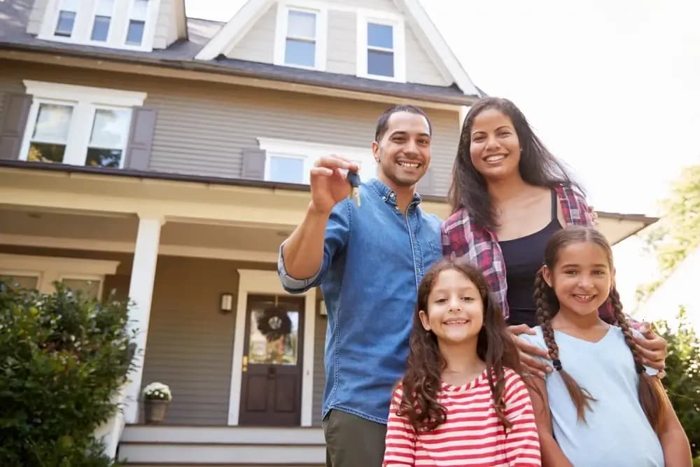 family of 4 moving into single family home